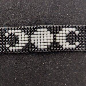 Black Triple Moon Goddess Bracelet